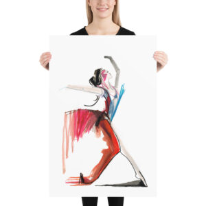 Ballerina Dancer Photo paper poster | Poster Bailarina